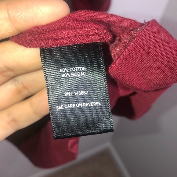 TORRID RED HEART LONG SLEEVE V-NECK TEE 3 - Picture 6 of 8